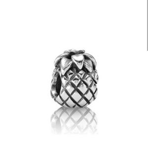 Pandora RARE Sterling Silver Pineapple Charm